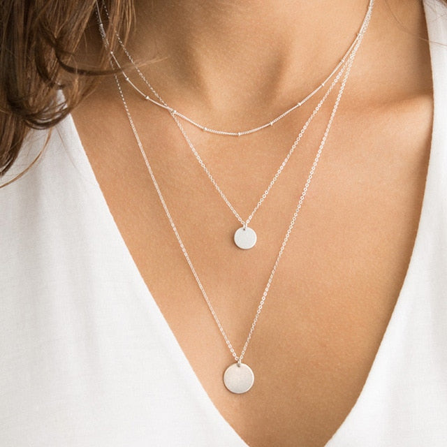 UNI-10153-4 - Trendy Layered 3 - Necklace