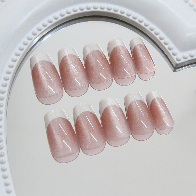 N-141 - Salmon Pink - Press On Nail Set Of 24