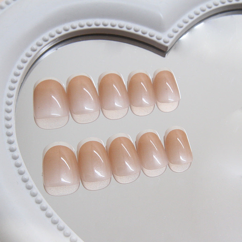 N-124 - Peachy Pink  - Press On Nail Set Of 24
