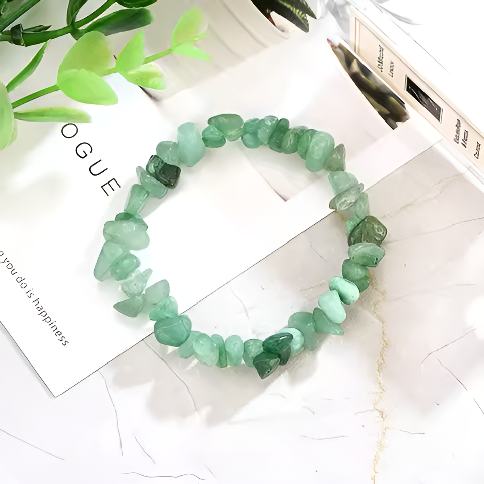 UNI - 1016 | Natural Green Aventurine Bracelet | Trending bracelet