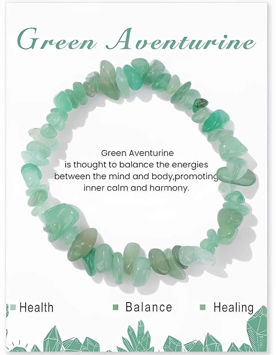 UNI - 1016 | Natural Green Aventurine Bracelet | Trending bracelet