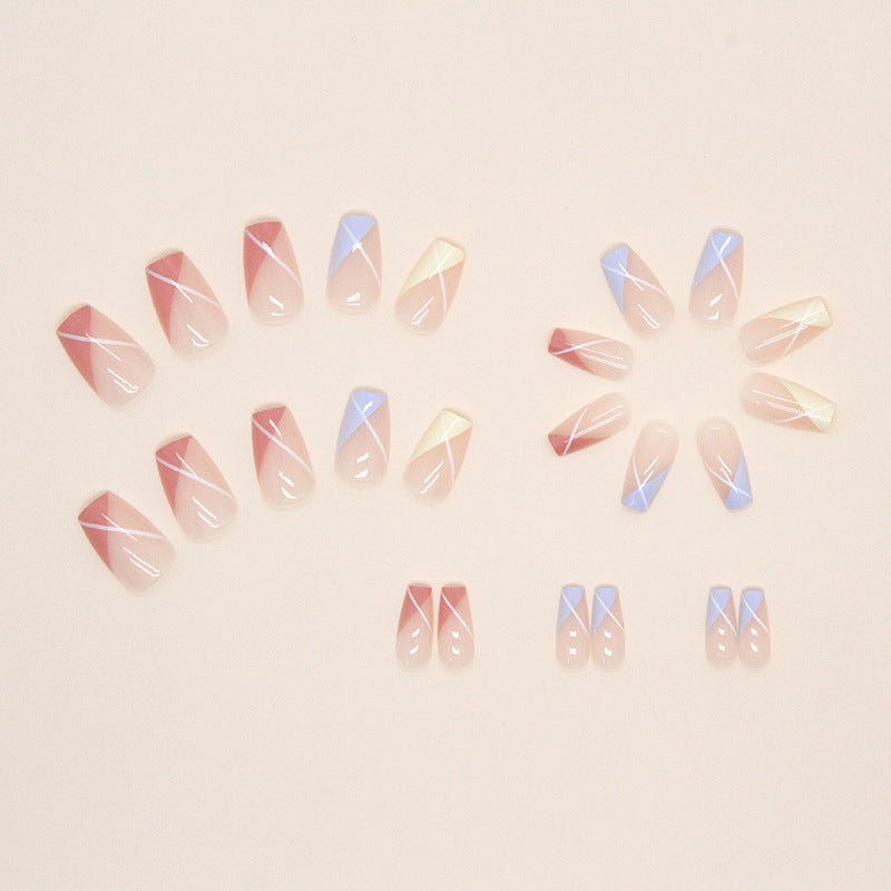N-120 - Basic Color Mixed  - Press On Nail Set Of 24