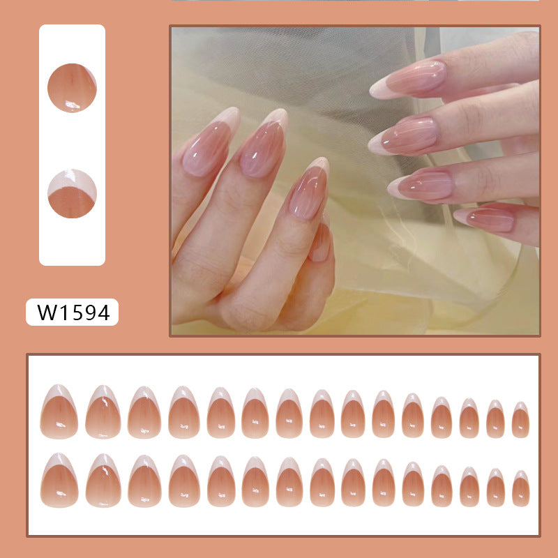 N-117 - Crepe Pink - Press On Nail Set Of 24