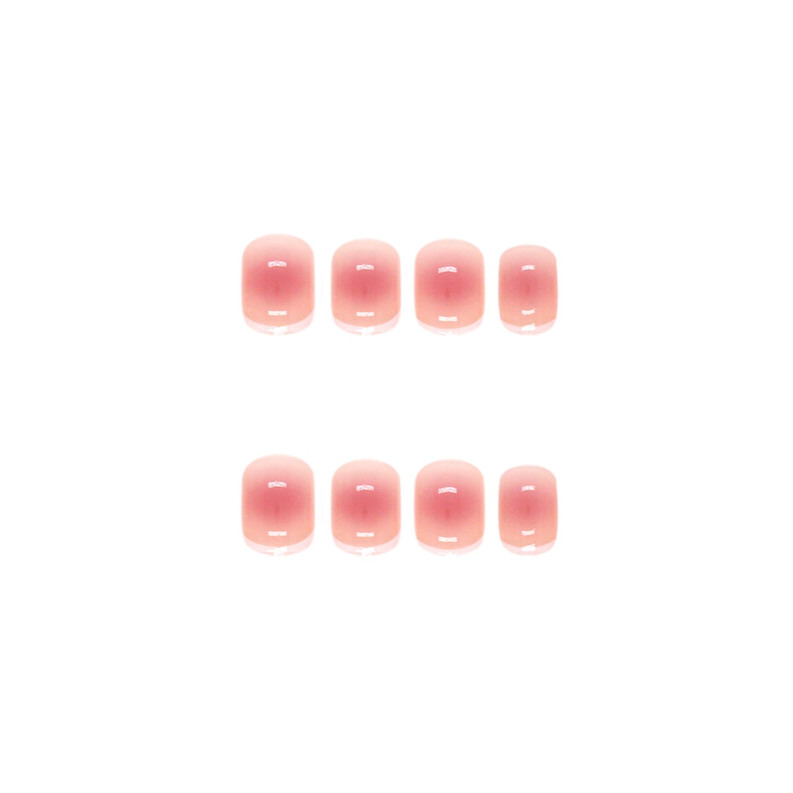 N-135 - Shiny Rose Pink - Press On Nail Set Of 24