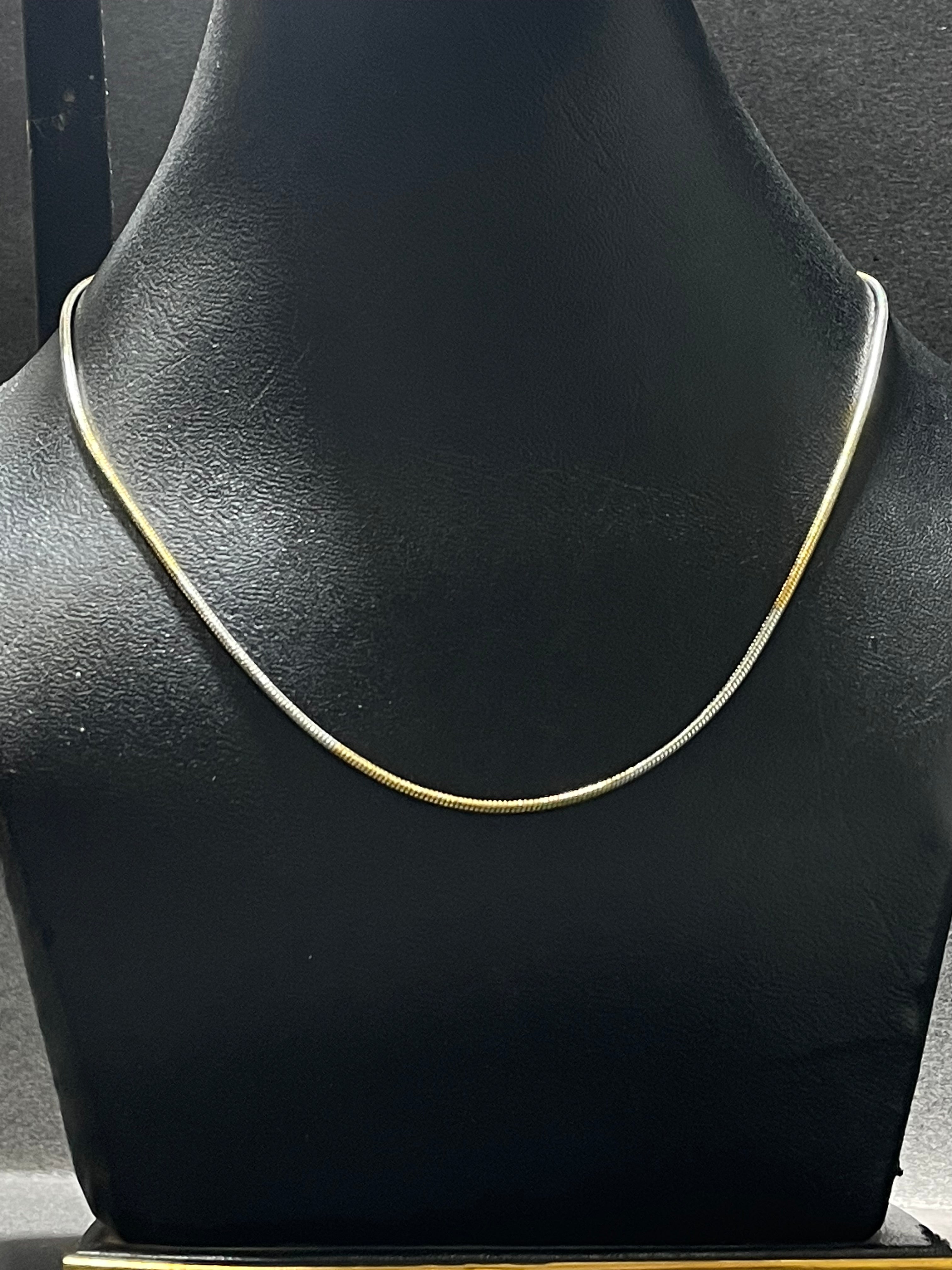 Silver & Gold Round Chain